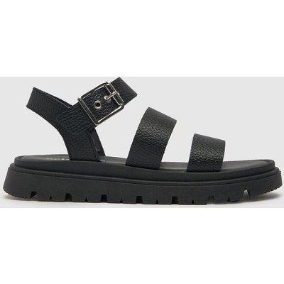 schuh Tina Chunky Leather in Black