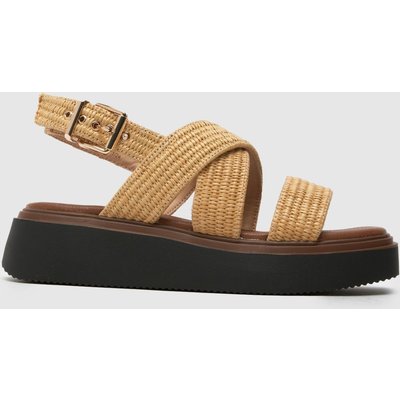 schuh Tamia Chunky Flatform in Natural