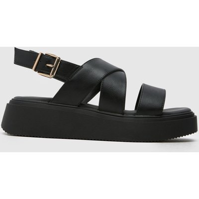 schuh Tamia Chunky Flatform in Black