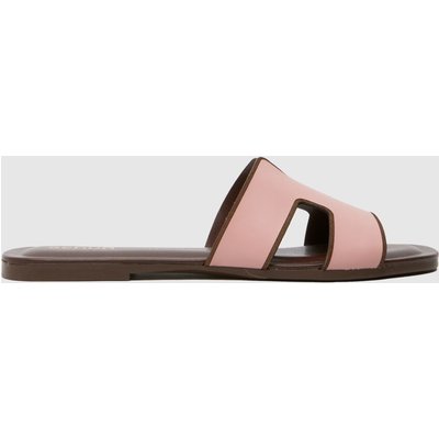 schuh Tandra Leather Mule in Pink