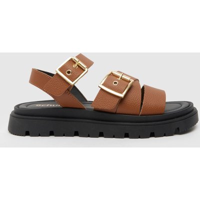 schuh Tullia Buckle in Tan