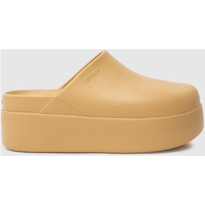 Crocs Dylan Platform Clog in Beige