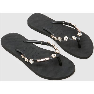 Havaianas Slim Stylish Flip in Black