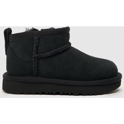 UGG Classic Ultra Mini Toddler in Black