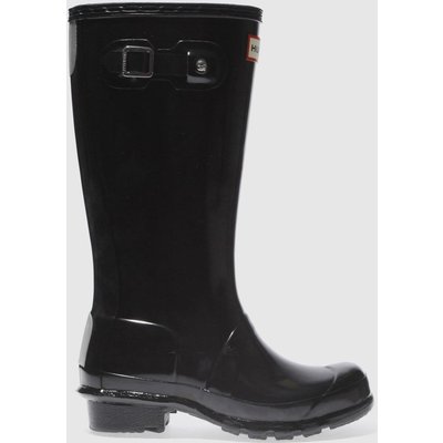 HUNTER BOOTS Original Gloss Junior in Black