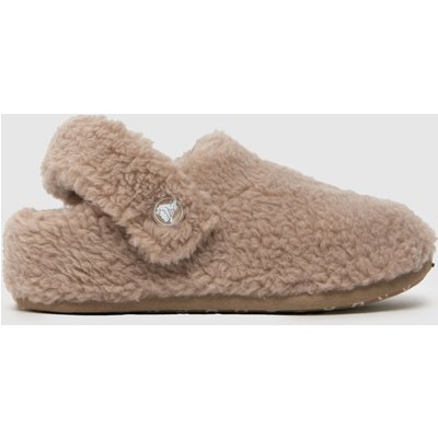 Crocs Classic Cozzzy Junior in Brown