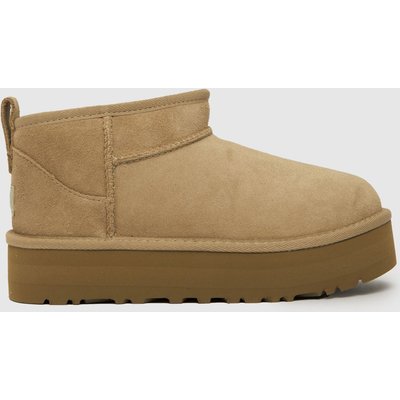 UGG Classic Ultra Mini Platform Youth in Sand