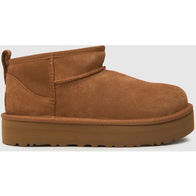 UGG Classic Ultra Mini Platform Youth in Chestnut