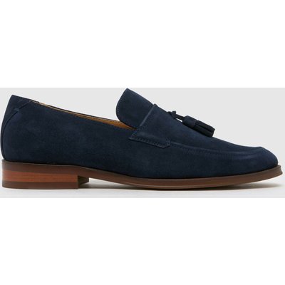schuh Ronen Suede Loafer in Navy