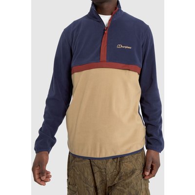 berghaus Aslam Micro Half Zip Fleece in Taupe