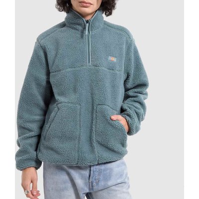 DICKIES Mount Hope 1/4 Zip Fleece in Turquoise