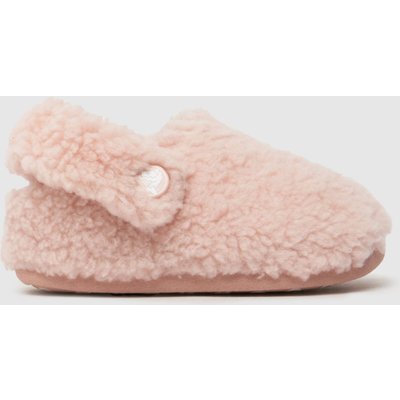 Crocs Classic Cozzzy Girls Toddler in Pale Pink