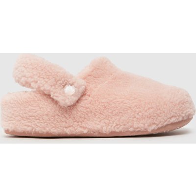 Crocs Classic Cozzzy Girls Junior in Pale Pink