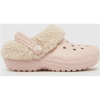 Crocs Classic Blitzen IV Clog Girls Toddler in Pale Pink