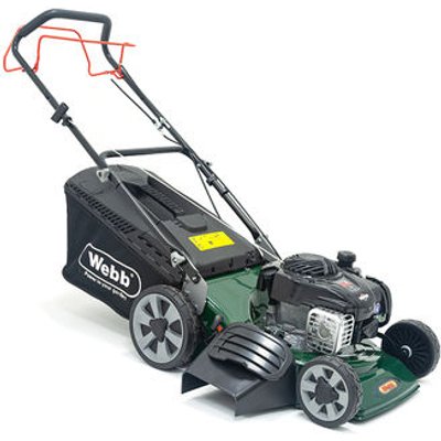 Webb Webb WER18HW4 46cm Self Propelled High Wheel Petrol Rotary Lawnmower