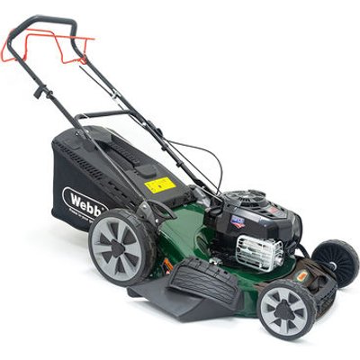 Webb Webb WER21HW4 53cm Self Propelled High Wheel Petrol Rotary Lawnmower