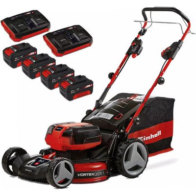 Einhell Power X-Change Einhell Power X-Change GE-CM 36/47 S HW Li 36V 47cm Lawnmower Self Propelled with 4 x 18V 4Ah Batteries