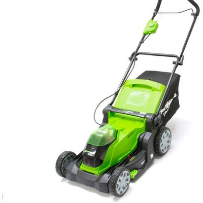 Greenworks 40V Greenworks GWG40LM41 40cm Walk Behind Lawnmower 40V (Bare Unit)