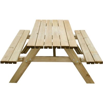 Forest Forest 77x177x153cm Rectangle Picnic Table Large