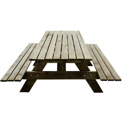 Forest Forest 70x150x150cm Rectangle Picnic Table Small