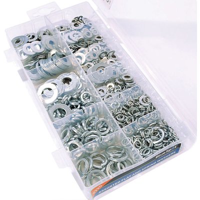 790 Piece Assorted Flat And Spring Washer Set
