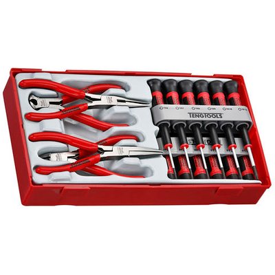 Teng Tools Teng TTMI16 16 Piece Mini Screwdriver Set