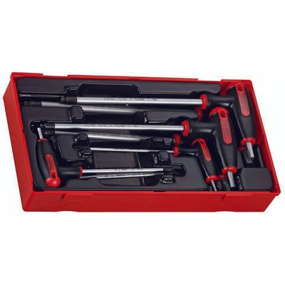 Teng Tools Teng TTHEX7AF 7 Piece T Handle Imperial Hex Key Set
