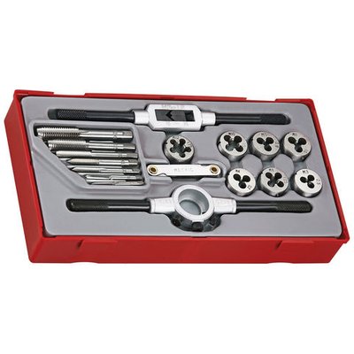Teng Tools Teng TTTD17 17 piece Metric Tap & Die Set