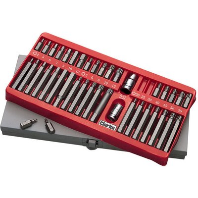 Clarke CHT144 40 piece Torx® Spline & Bit Holder Set
