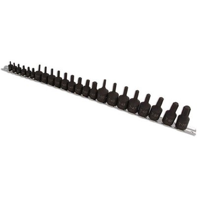 Laser Laser 3929 1/4", 3/8" & 1/2" Drive 23 piece Star Socket Bit Set