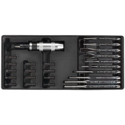 Sealey Sealey TBT18 25 Piece Tool Tray with Punch & Impact Driver Set