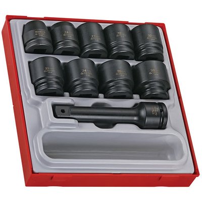 Teng Tools Teng TTD9416 16 Piece Regular 3/4" Drive Impact Socket Set