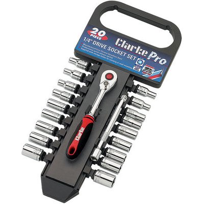 Clarke Clarke PRO359 20 Piece 1/4" Drive Socket Set