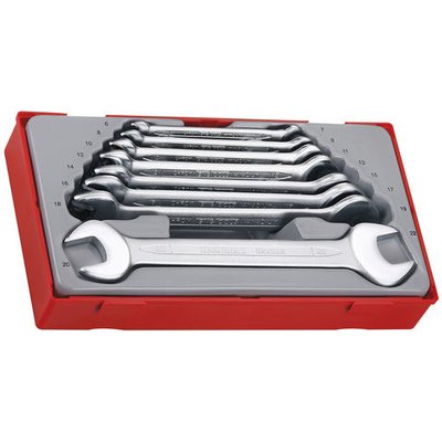 Teng Tools Teng TT6208 8 Piece 6 - 22mm Open Ended Spanner Set