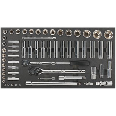 Sealey Sealey S01122 62 Piece 1/4