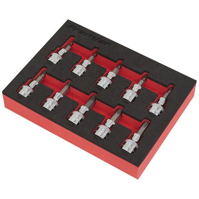 Sealey Sealey 10 piece 3/8" Drive TRX-Star* Socket Bit Set