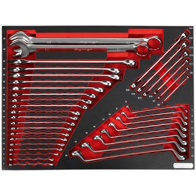 Sealey Sealey TBTP03 35 piece 6 - 32mm Mixed Spanner Set