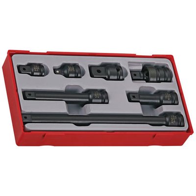 Teng Tools Teng TT9207 7 Piece 1/2" Drive Impact Accessory Socket Set