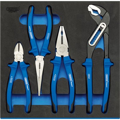 Draper Draper IT-EVA7 4 Piece Heavy Duty Plier Set