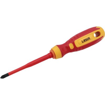 Laser 8466 PzDrive Insulated Screwdriver Pz2 x 100mm