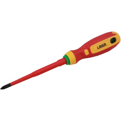 Laser 8447 Phillips Insulated Screwdriver PH1 x 100mm