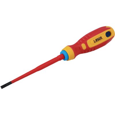 Laser 8452 Flat Insulated Screwdriver 4.0 x 100mm