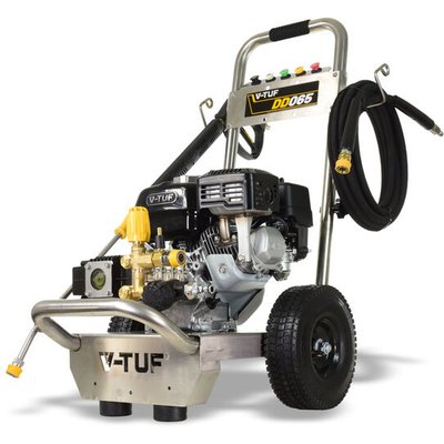 V-TUF DD065 150bar 13.2Lpm 6.5HP Honda Driven Petrol Pressure Washer with V-Tuf Super Series Pump