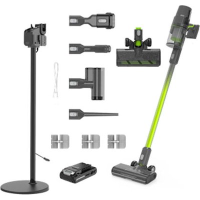 Greenworks Greenworks 24V Cordless Brushless Stick Vacuum Deluxe with 6 Accessories (incl. 4.0Ah Battery & Super Stand Charger)