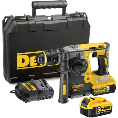 DeWalt DeWalt DCH273P2 18V Li-Ion Cordless SDS+ Hammer Drill with 2 x 5Ah Batteries