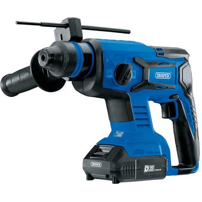 Draper D20 Draper D20 20V Brushless SDS+ Rotary Hammer Drill with 2 x 2Ah Batteries and Charger