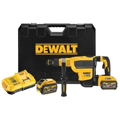 DeWalt XR FLEXVOLT DeWalt DCH614X2-GB 54V XR FLEXVOLT SDS-Max Rotary Hammer with 2 x 9Ah Batteries