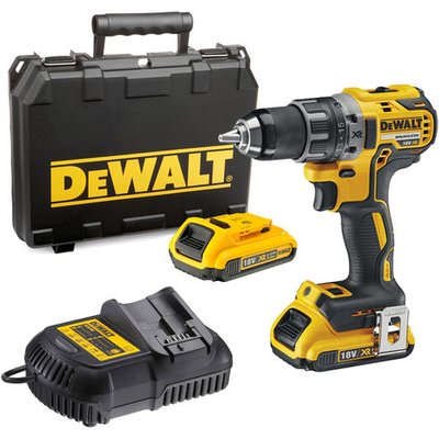 DeWalt XR FLEXVOLT DeWalt DCD791D2 18V XR Li-Ion Compact Drill Driver with 2x2.0Ah Batteries