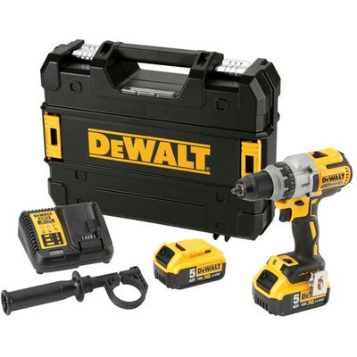 DeWalt XR FLEXVOLT DeWalt DCD991P2-GB 18V XR Brushless 3 Speed Drill/Driver with 2x 5Ah Li-Ion Batteries