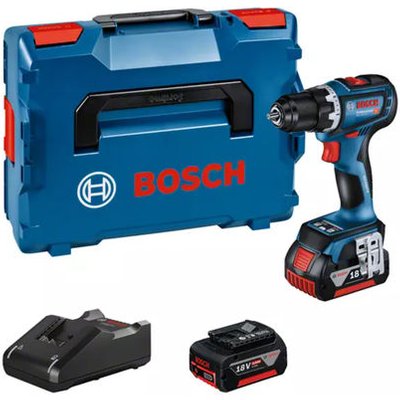 Bosch Bosch GSR 18V-90 C Professional 64Nm 13mm Cordless Drill/Driver with L-BOXX & 2 x 4Ah Batteries